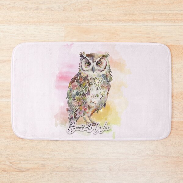 Item preview, Beautifully Wise Owl (Flowers) designed and sold by dev11588.