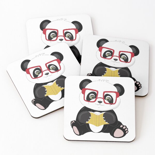 Item preview, Panda bear reading a book designed and sold by atedesigns.