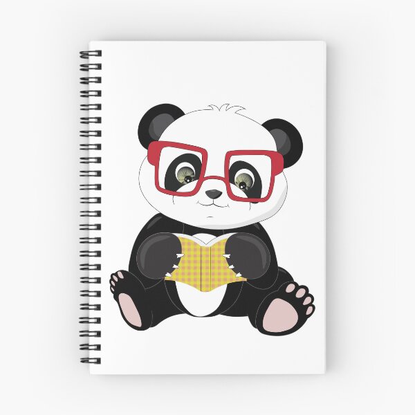 Item preview, Panda bear reading a book designed and sold by atedesigns.