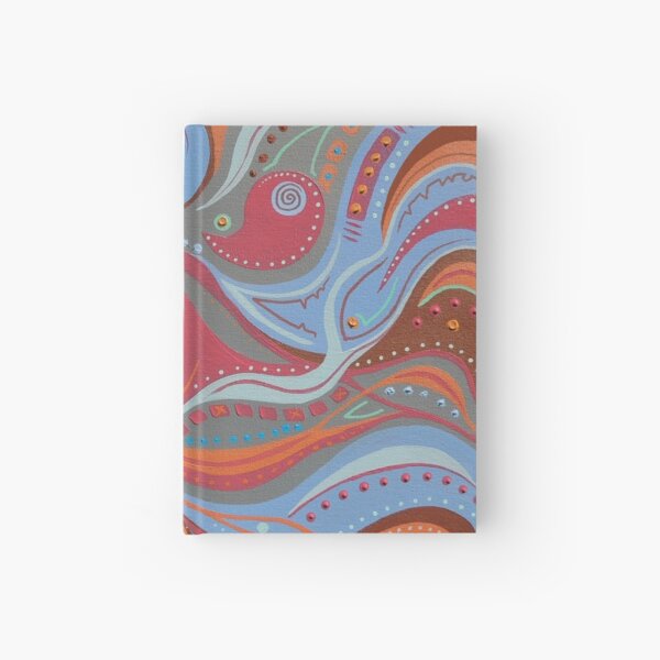 Wish 11 Earthtones and Blues Hardcover Journal