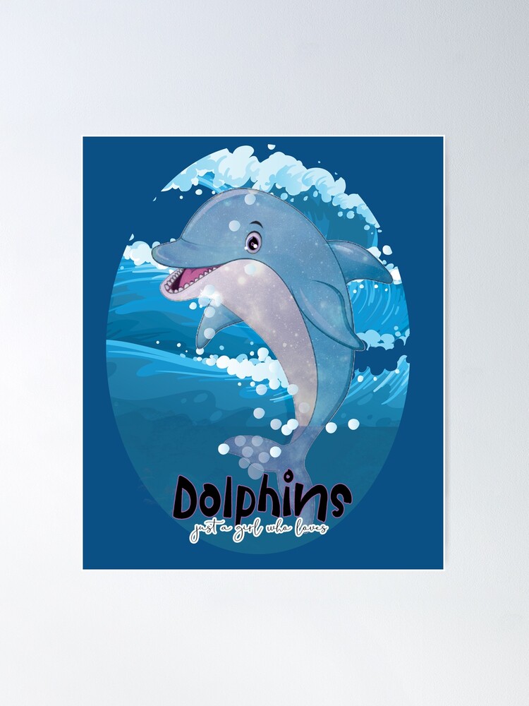 Just A Girl Who Loves Miami Dolphins And Weaves' Poster for Sale by  fatydesignspace