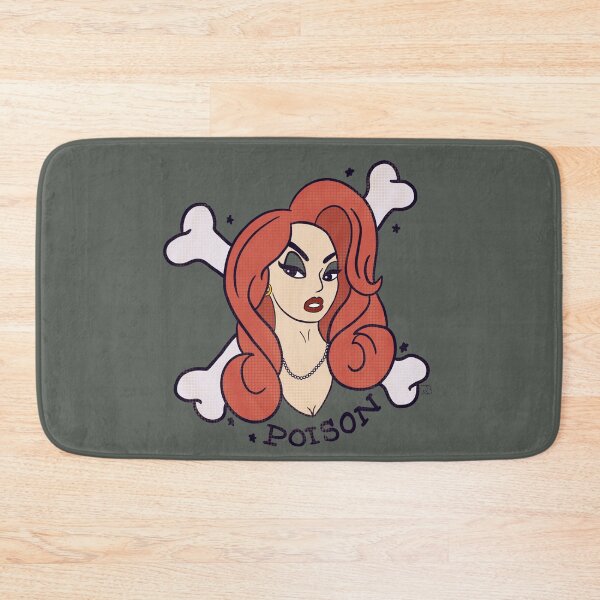 Item preview, Poison Red Head Pin Up designed and sold by RooBooCo.