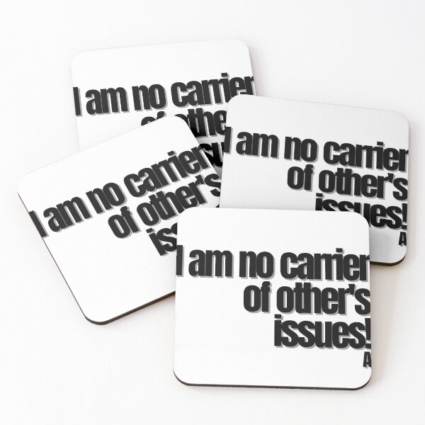 Item preview, I am no carrier of other's issues! designed and sold by Finds.