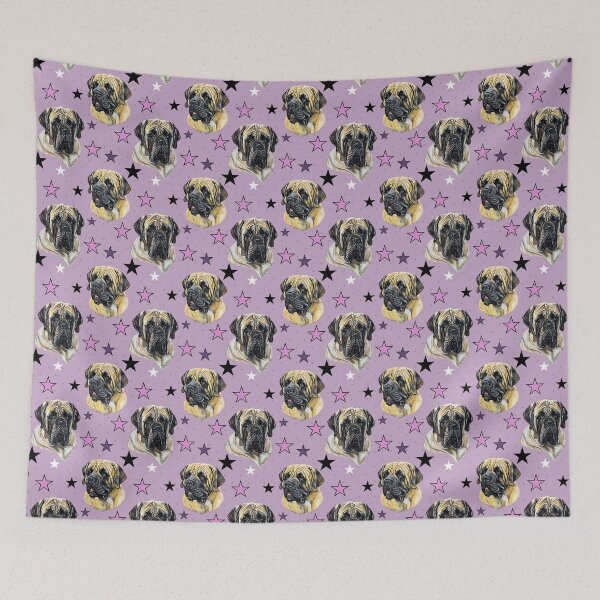 Item preview, Mastiff (English) - Pink designed and sold by LouiseJarvisArt.