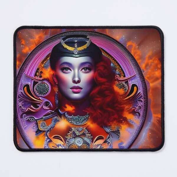 Item preview, Colorful Woman Portrait with a Dash of Paint designed and sold by artmanikin.