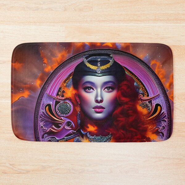 Item preview, Colorful Woman Portrait with a Dash of Paint designed and sold by artmanikin.