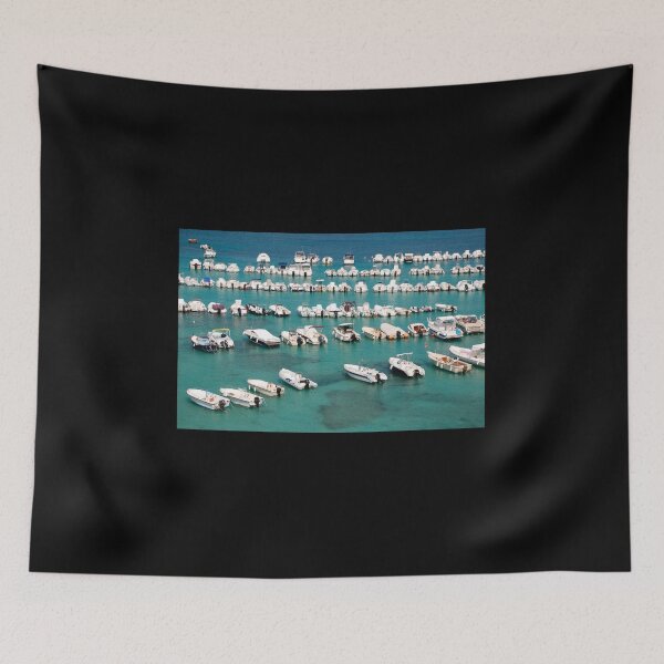 Item preview, Boats in Harbour  designed and sold by jojobob.