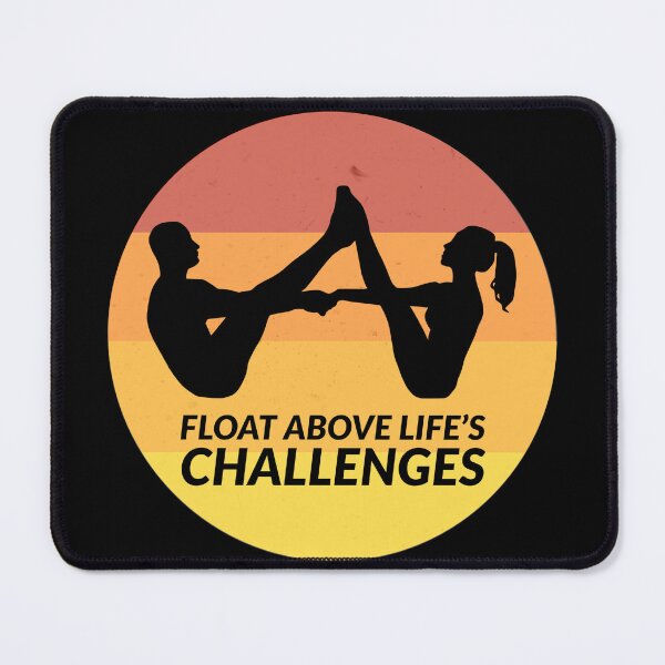 Item preview, Boat Pose Design: Float Above Life's Challenges designed and sold by SimpliText.