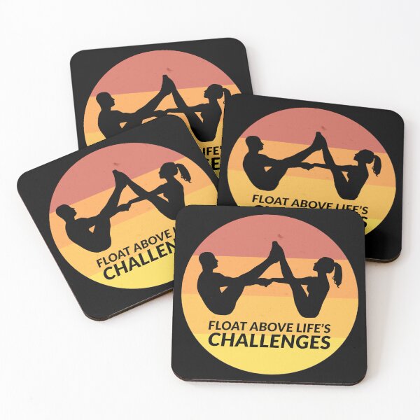 Item preview, Boat Pose Design: Float Above Life's Challenges designed and sold by SimpliText.