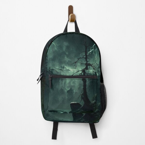 Item preview, Powerful Thunderstorm & Lightning Rolling in to the Forest in Hues of Green designed and sold by Dragonstrom.
