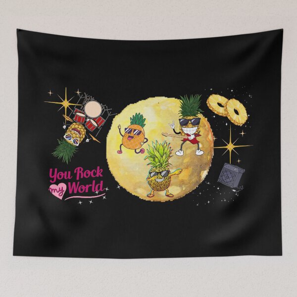 Item preview, You Rock My World Pineapple Band designed and sold by theprof2021.
