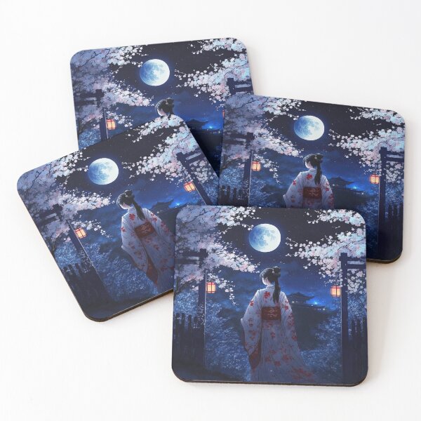 Item preview, Japanese Moonlit Garden Blue designed and sold by Juliascutecornr.