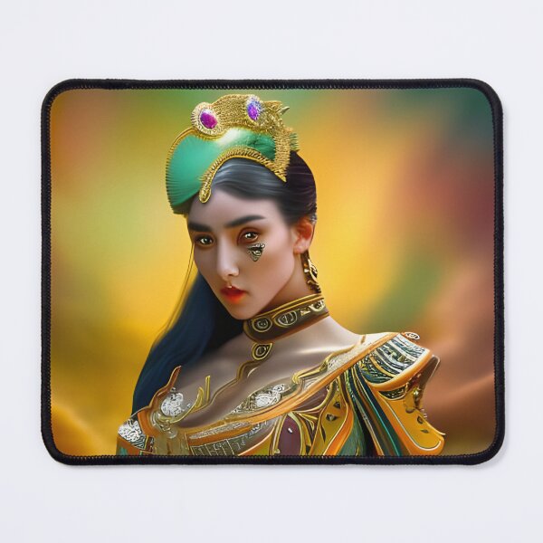 Item preview, A Woman's Portrait with a Vibrant Palette designed and sold by artmanikin.