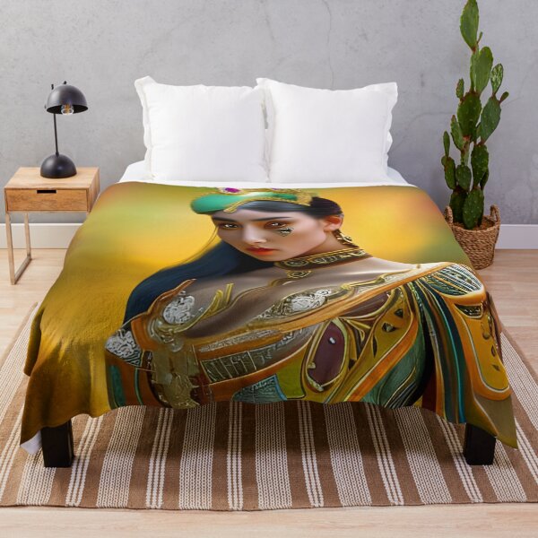 Item preview, A Woman's Portrait with a Vibrant Palette designed and sold by artmanikin.