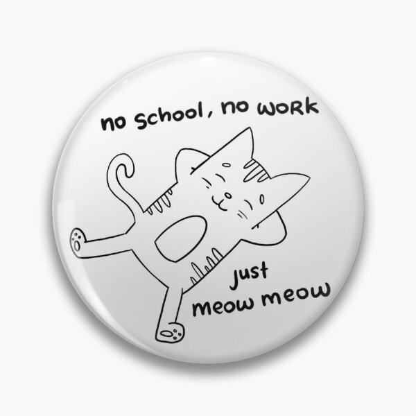 Item preview, just meow meow outline designed and sold by scorpionmoons.