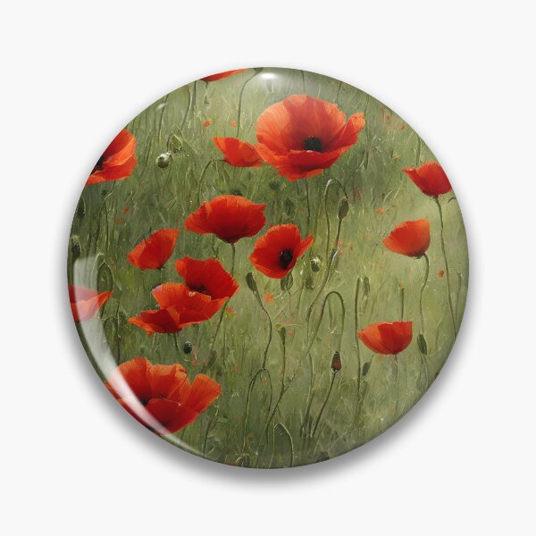 Item preview, Red August Poppies designed and sold by FamiliarPufferfish.