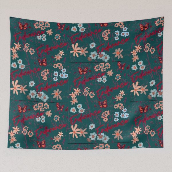 Item preview, Floral Endurance on Green designed and sold by IvaRenee.