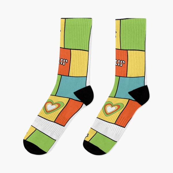 Item preview, Protect Your Heart Retro Color Block  designed and sold by Pink Ribbon.