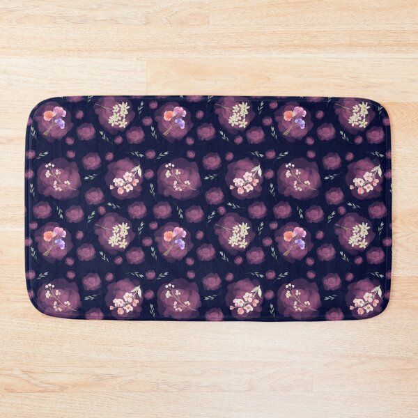 Item preview, Bubble and Flowers Pattern purple designed and sold by Stikle.