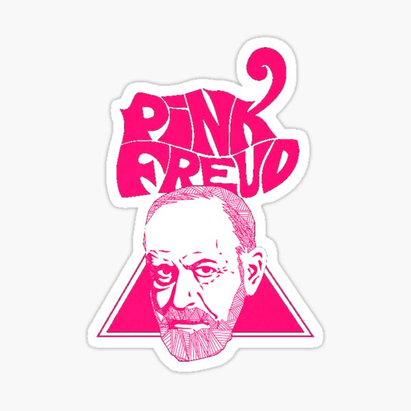 impresionante rosa freud Pegatina