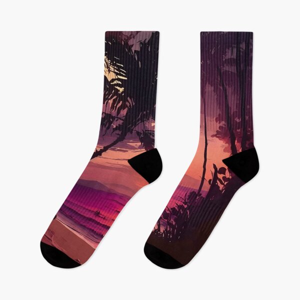 Item preview, Hermosa puesta de sol en la playa designed and sold by Waveval.