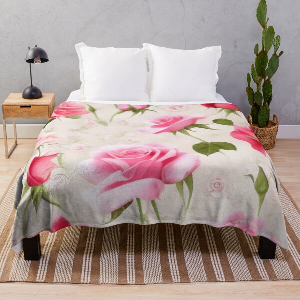 Item preview, White Rose Wallpaper designed and sold by RuralGreen.