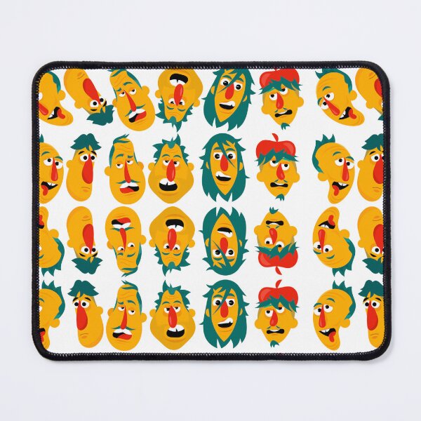 Item preview, Cartoon faces with red noses designed and sold by kukulgraphics.