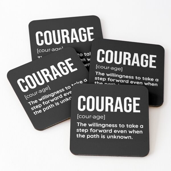 Item preview, Courage: Taking the First Step into the Unknown designed and sold by SimpliText.