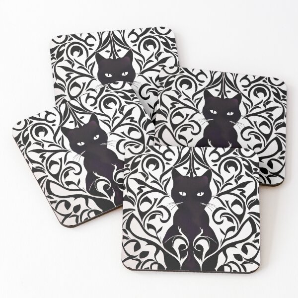 Item preview, Pattern - Fancy Cat designed and sold by Stacey Hallock.