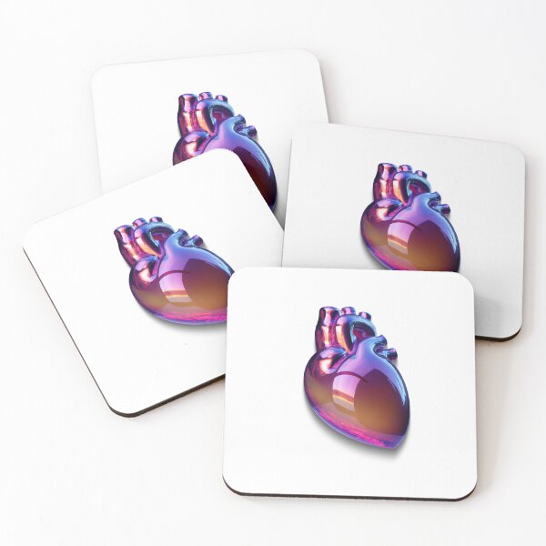 Item preview, 3D Purple Murano Glass Biological Heart designed and sold by toticavalcanti.
