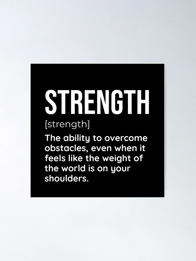 強さの誇示/Show of Strength cf 英語 fposter,medium,wall_texture,
