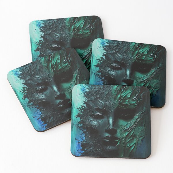 Item preview, Liquid Face - Abstract Surreal Artwork designed and sold by Michael Bollin.