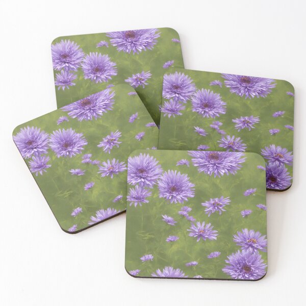 Item preview, Purple September Asters designed and sold by FamiliarPufferfish.