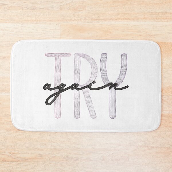 Item preview, Try Again - Embroidery Effect designed and sold by CarasAtelier.