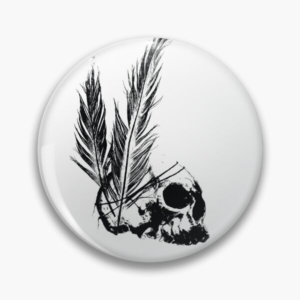 Item preview, Ritual skull with feathers designed and sold by MHDsh0p.