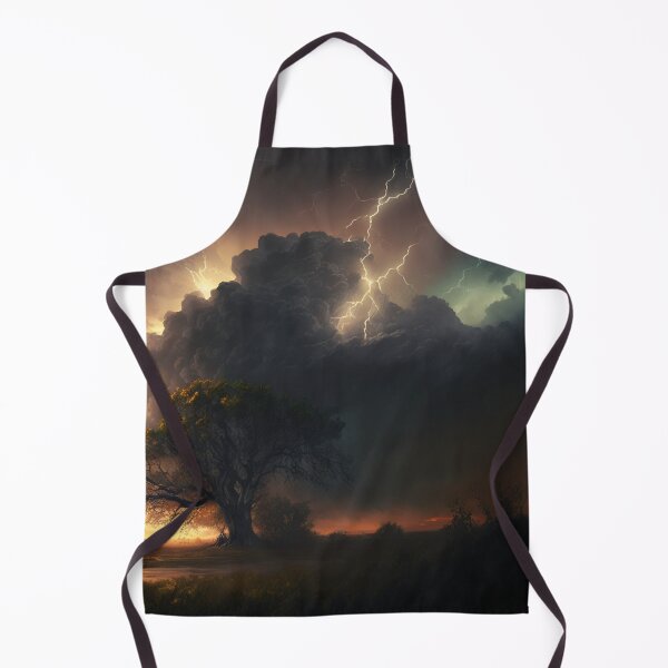Item preview, Colorful Electrical Storm Rolling in Over the Prairie designed and sold by Dragonstrom.