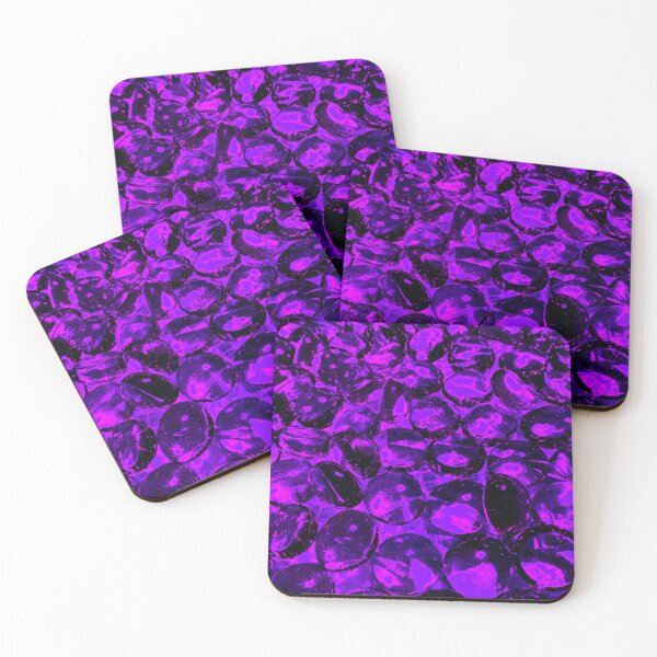 Item preview, shimmers with different shades of purple beads pattern designed and sold by fowons.