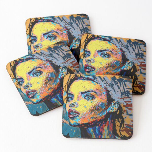 Item preview, Lola - Neo-expressionist painting wall art designed and sold by Isa Popping.