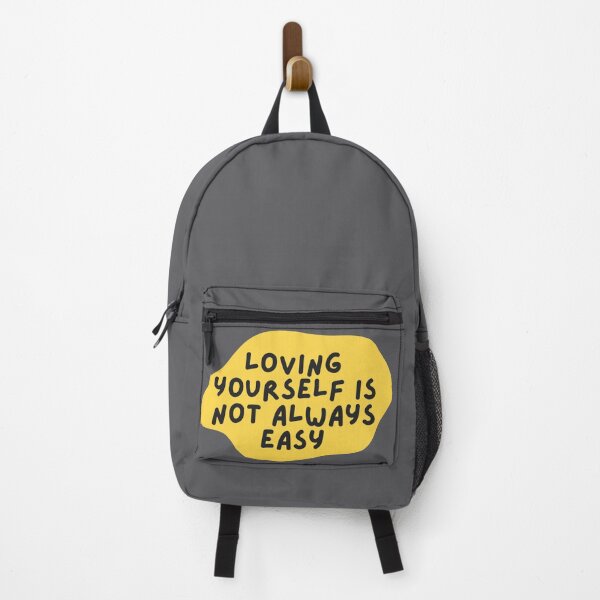 Item preview, Loving Yourself Is Not Always Easy Yellow designed and sold by Pink Ribbon.