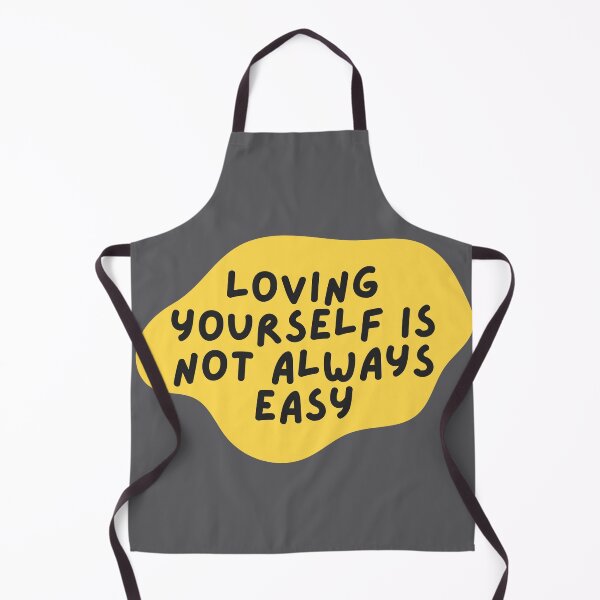 Item preview, Loving Yourself Is Not Always Easy Yellow designed and sold by Pink Ribbon.