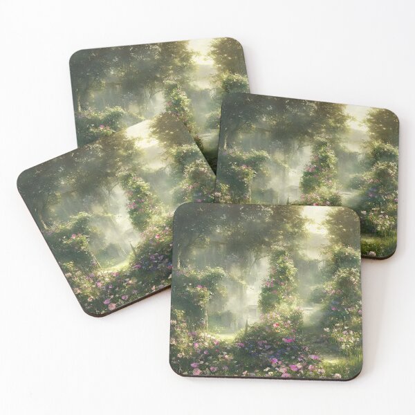 Item preview, Overgrown Morning Glory Garden for September designed and sold by FamiliarPufferfish.