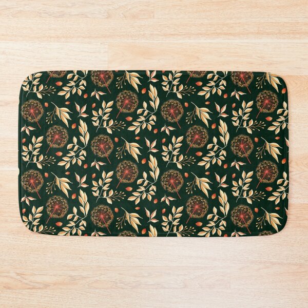 Item preview, Shimmering Dandelion - Dark Green designed and sold by JaselviiStudio.