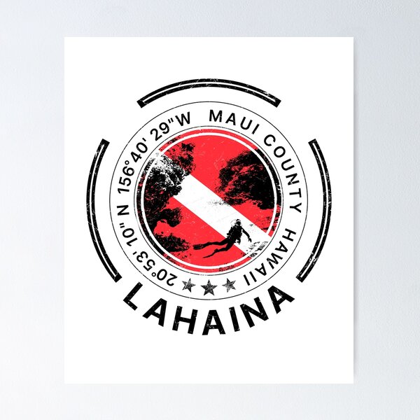 Item preview, Lahaina Maui Hawaii Diving designed and sold by IronEcho.