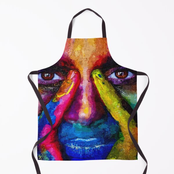 Item preview, Multi Colored Oil Painted Face designed and sold by Artel-Blue.