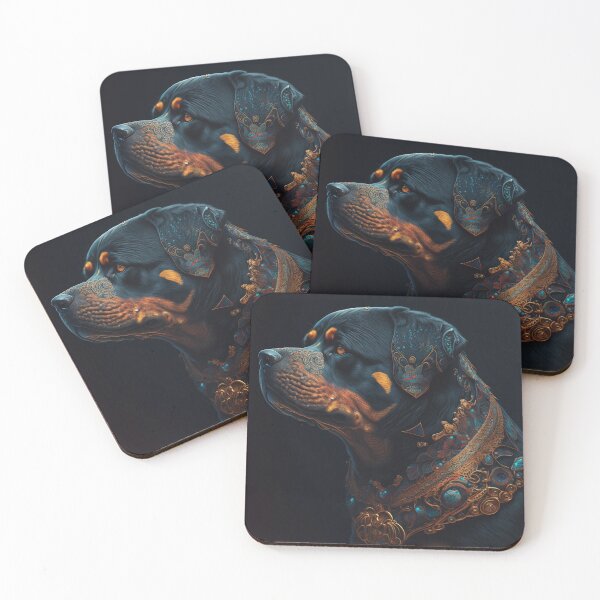 Item preview, Rottweiler art designed and sold by Isilver-me.
