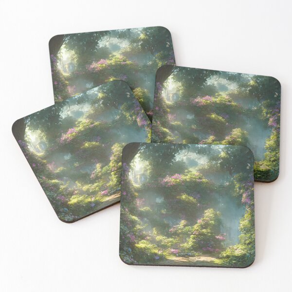 Item preview, Forest of September Morning Glories designed and sold by FamiliarPufferfish.