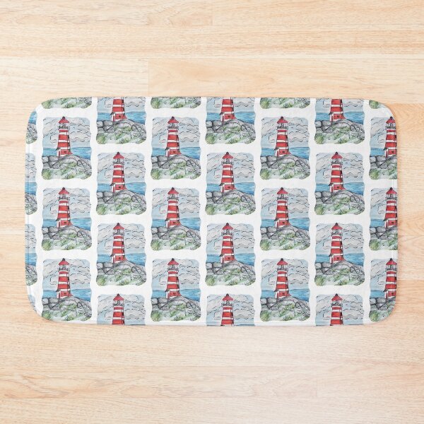 Item preview, Lupin Lighthouse designed and sold by PoshPigeonPress.