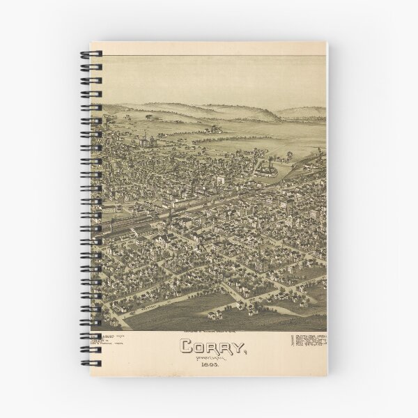 Item preview, Corry, Pennsylvania (1895) designed and sold by allhistory.