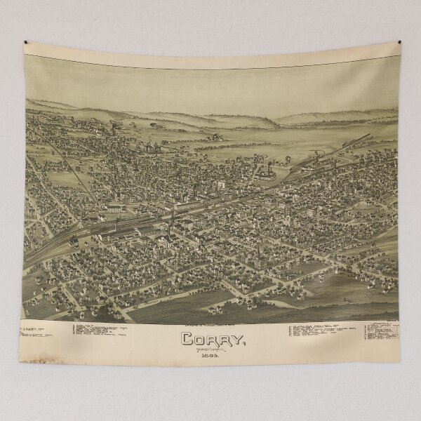 Item preview, Corry, Pennsylvania (1895) designed and sold by allhistory.