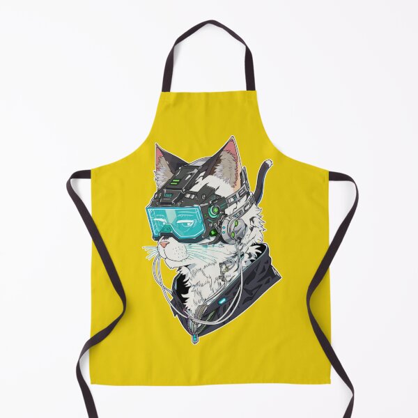 Item preview, Cyberpunk cat - Cyber-enhancement technician | "Cybercat Chronicles" collection designed and sold by RESToRAPTOR.